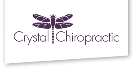The Crystal Chiropractic website header logo