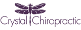 The Crystal Chiropractic website scrolling logo