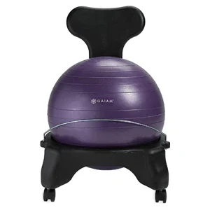 Chiropractic Goleta CA Gaiam Classic Ballance Ball Chair A Gaiam Classic Ballance Ball Chair for ergonomic support