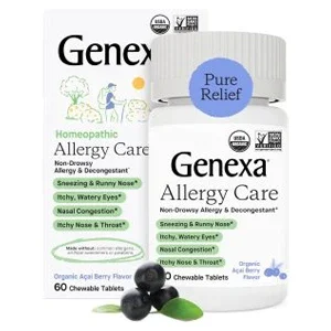 Chiropractic Goleta CA Genexa Allergy Care for Adults A bottle of Genexa Allergy Care for Adults acai berry supplements