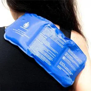 Chiropractic Goleta CA Hot and Cold Reusable and Flexible Gel Ice Pack A hot and cold reusable gel pack applied to a patient's back