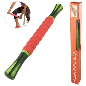 Chiropractic Goleta CA Massage Stick A muscle roller massage stick being used on an athlete's leg