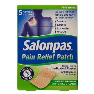 Chiropractic Goleta CA Salonpas Pain Relief A box of Salonpas Pain Relief patches
