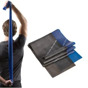 Chiropractic Goleta CA Theraband Resistance Band Set A man using a Theraband Resistance Band Set